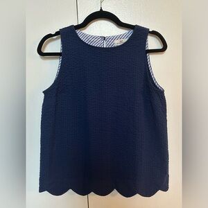 Vineyard Vines Blue Boxy Tank Top